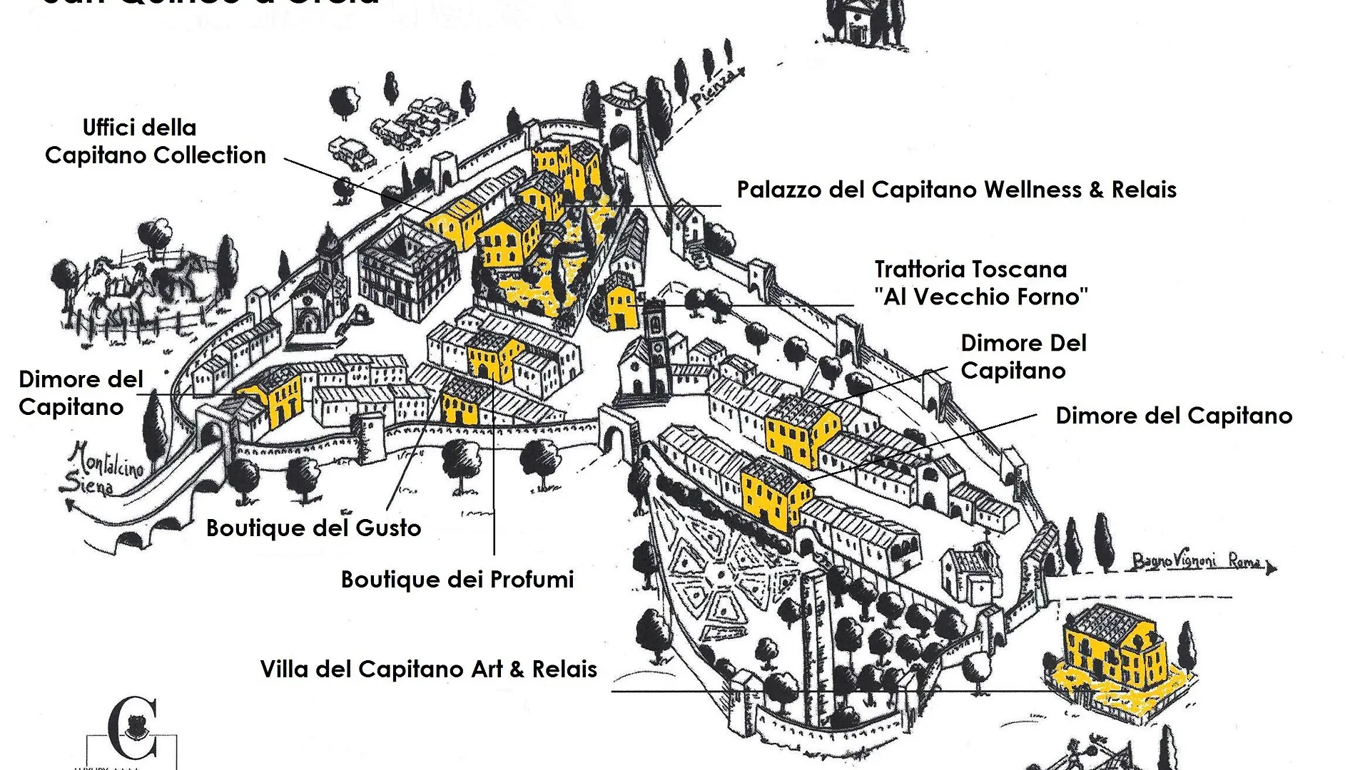 Palazzo Del Capitano Wellness E Relais Hotel San Quirico d'Orcia Italy
